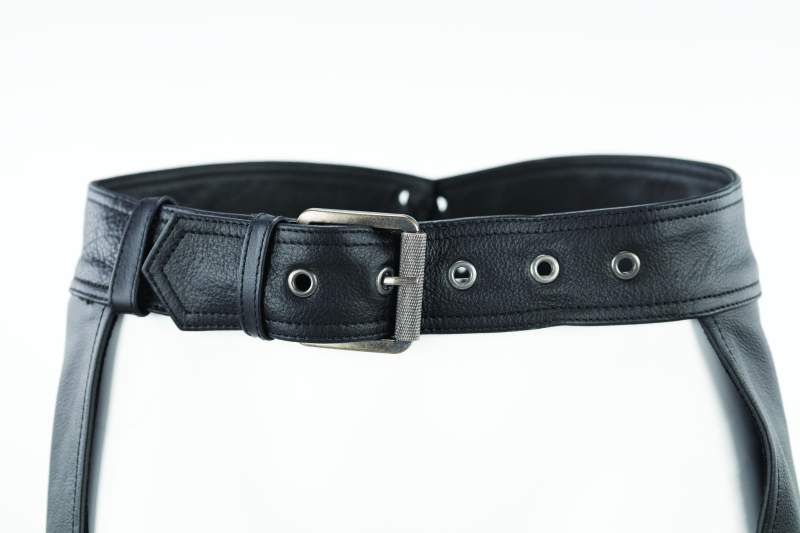 Kuryakyn Leather By River Road Plains Leather Chaps Black Womens - Small Pants Kuryakyn