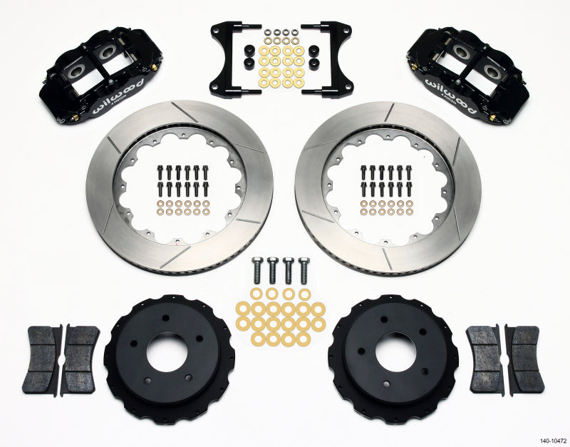 Wilwood Narrow Superlite 4R Rear Kit 14.00in 65-82 Corvette C2/C3 Big Brake Kits Wilwood