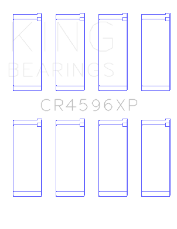 King Engine Bearings BMW S14B20/S14B23/S14B25 (Size .026) Connecting Rod Bearings (Set of 4) Bearings King Engine Bearings