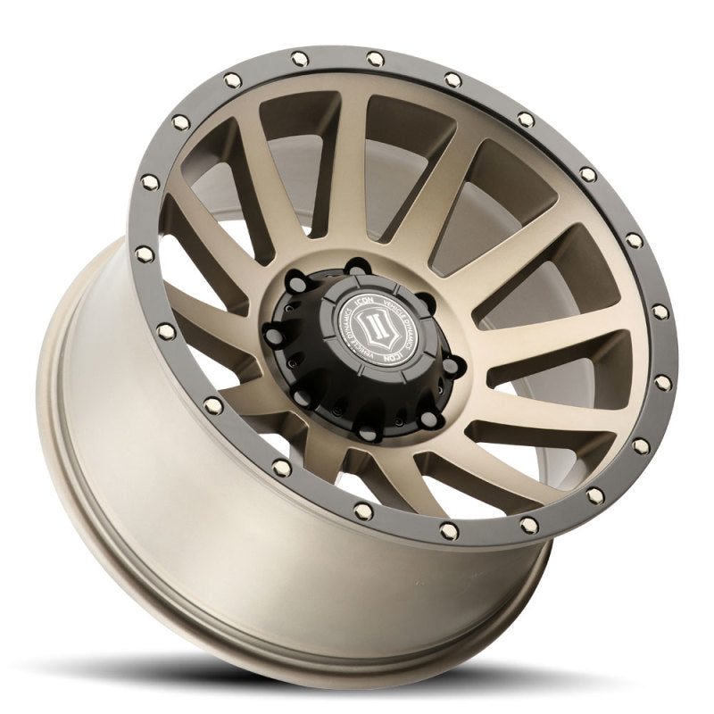 ICON Compression 20x10 8x180 -19mm Offset 4.75in BS 124.2mm Bore Bronze Wheel Wheels - Cast ICON