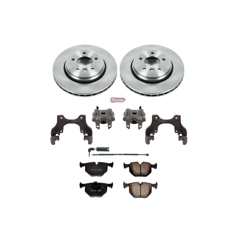 Power Stop 01-06 BMW 330Ci Rear Autospecialty Brake Kit w/Calipers Brake Kits - OE PowerStop