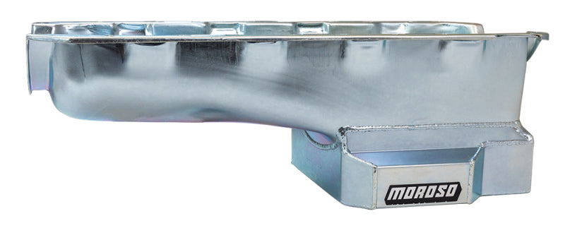 Moroso Chevrolet Big Block Mark IV Kicked Out Wet Sump 6qt 8in Steel Oil Pan Oil Pans Moroso