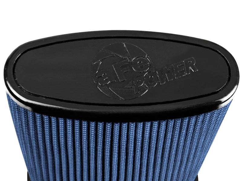 aFe Momentum Replac Air Filter w/Pro 5R Media (Pair) 5x2.25in F/6.25x3.75in B/5.25x2.25in T/11in H Air Filters - Drop In aFe