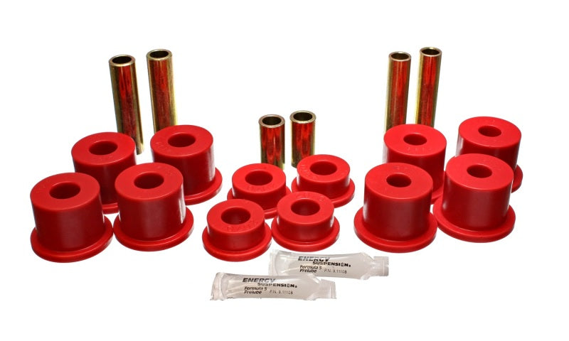 Energy Suspension Fd F-450 Spring Bush Set - Red Bushing Kits Energy Suspension