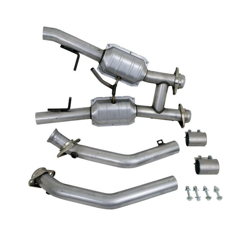 BBK 94-95 Mustang 5.0 High Flow H Pipe With Catalytic Converters - 2-1/2 Downpipe Back BBK