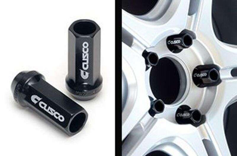 Cusco Universal Wheel Lug Nut Set M12 x P1.5mm - Black (20pcs) Lug Nuts Cusco