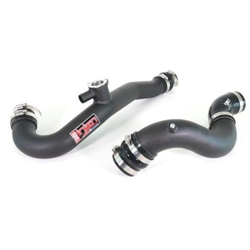 Injen 15-19 Ford Mustang 2.3L EcoBoost Aluminum Intercooler Piping Kit - Wrinkle Black Intercooler Pipe Kits Injen