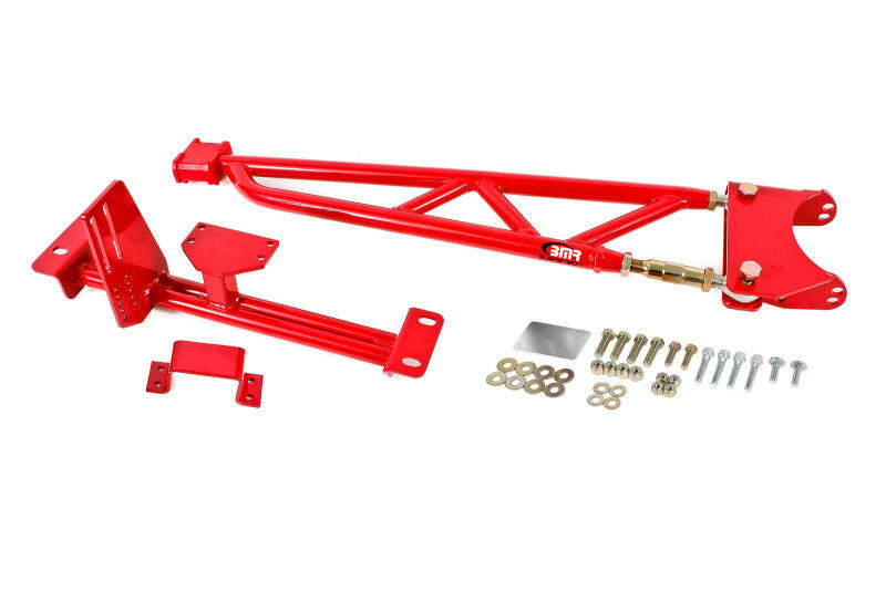 BMR 93-02 F-Body w/o DSL Torque Arm Tunnel Mount (For Stock Exhaust) - Red Suspension Arms & Components BMR Suspension