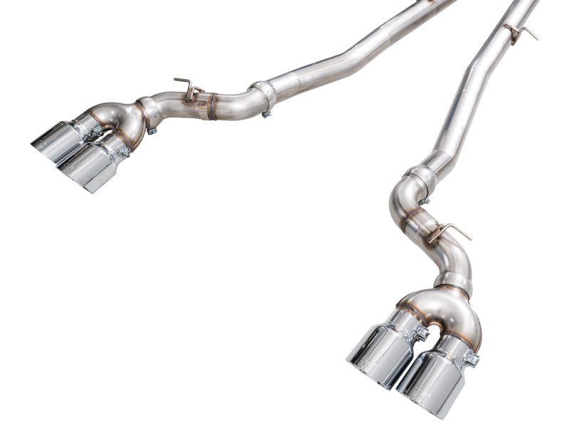 AWE Tuning BMW G90/G99 M5 Track Edition Cat-Back Exhaust - Chrome Silver Tips Catback AWE Tuning