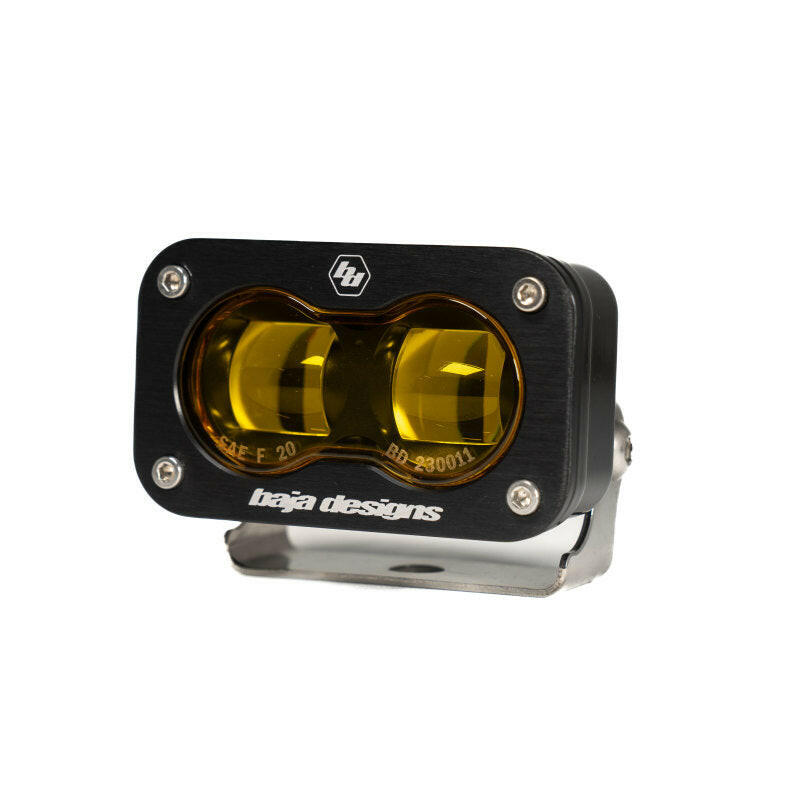 Baja Designs 19-22 Dodge RAM 1500 Rebel / 21-22 1500 TRX S2 SAE Dual Fog Pocket Light Kit - Amber Light Bars & Cubes Baja Designs