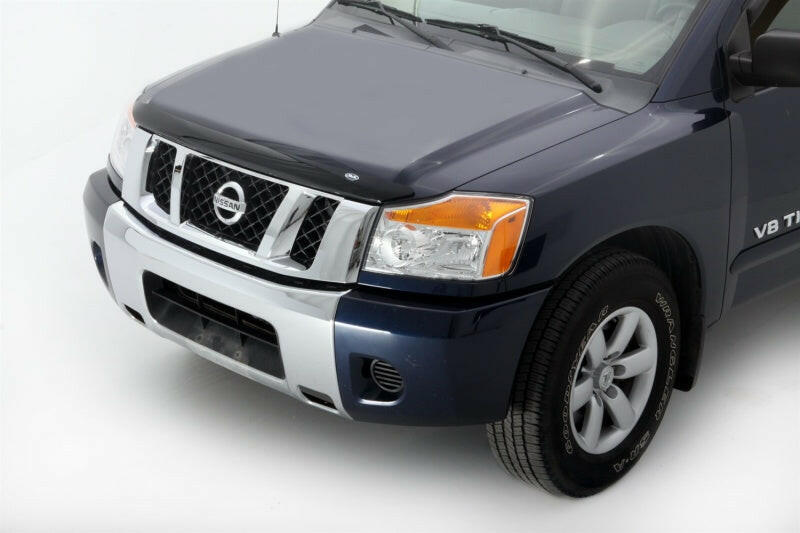 AVS 04-15 Nissan Armada Hoodflector Low Profile Hood Shield - Smoke Hood Deflectors AVS