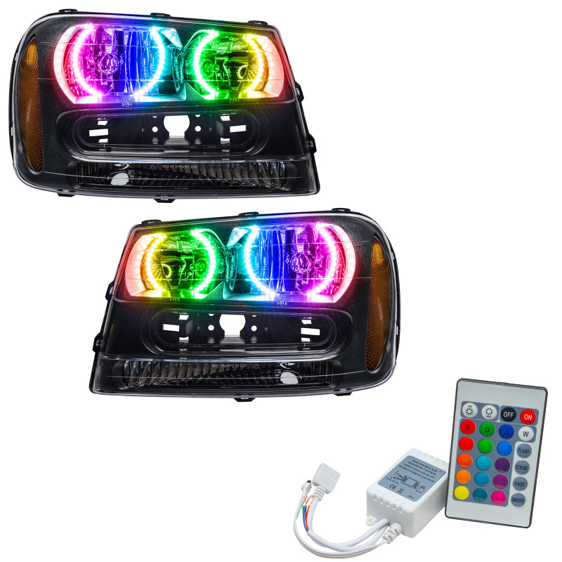 Oracle 02-09 Chevrolet Trail Blazer SMD HL - ColorSHIFT w/ Simple Controller Headlights ORACLE Lighting