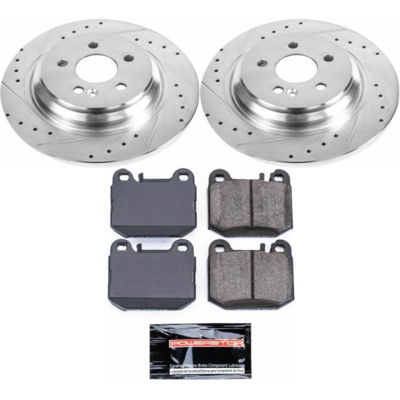 Power Stop 00-01 Mercedes-Benz ML430 Rear Z23 Evolution Sport Brake Kit Brake Kits - Performance D&S PowerStop