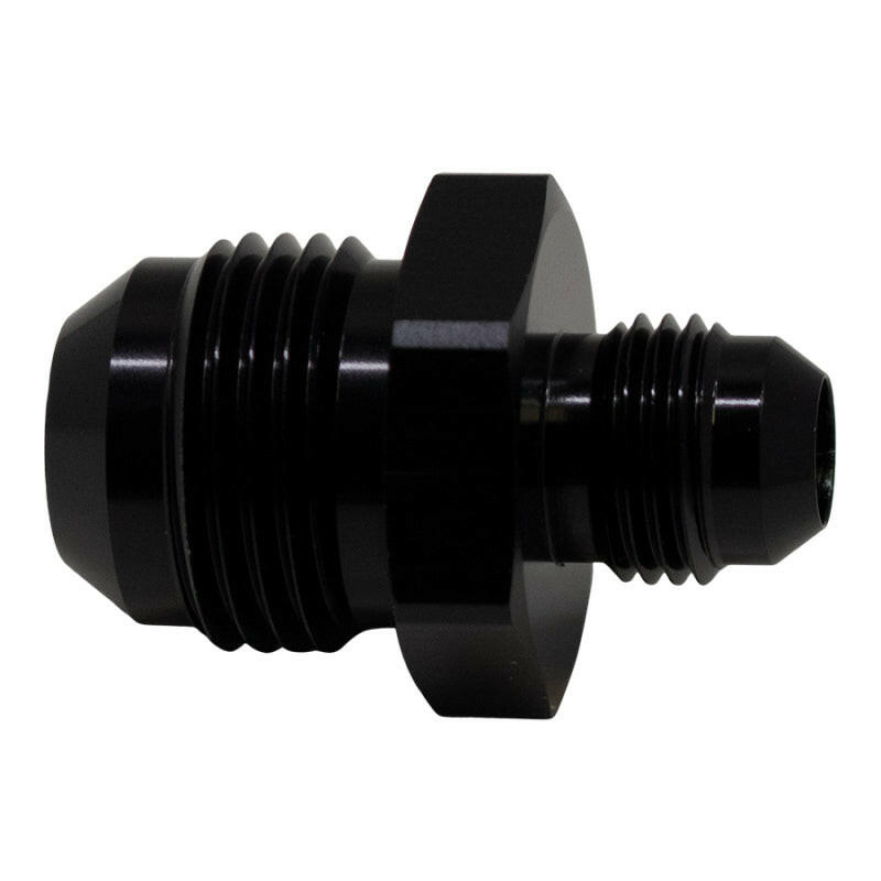 DeatschWerks 10AN Male Flare to 6AN Male Flare Reducer Straight - Anodized Matte Black Fittings DeatschWerks