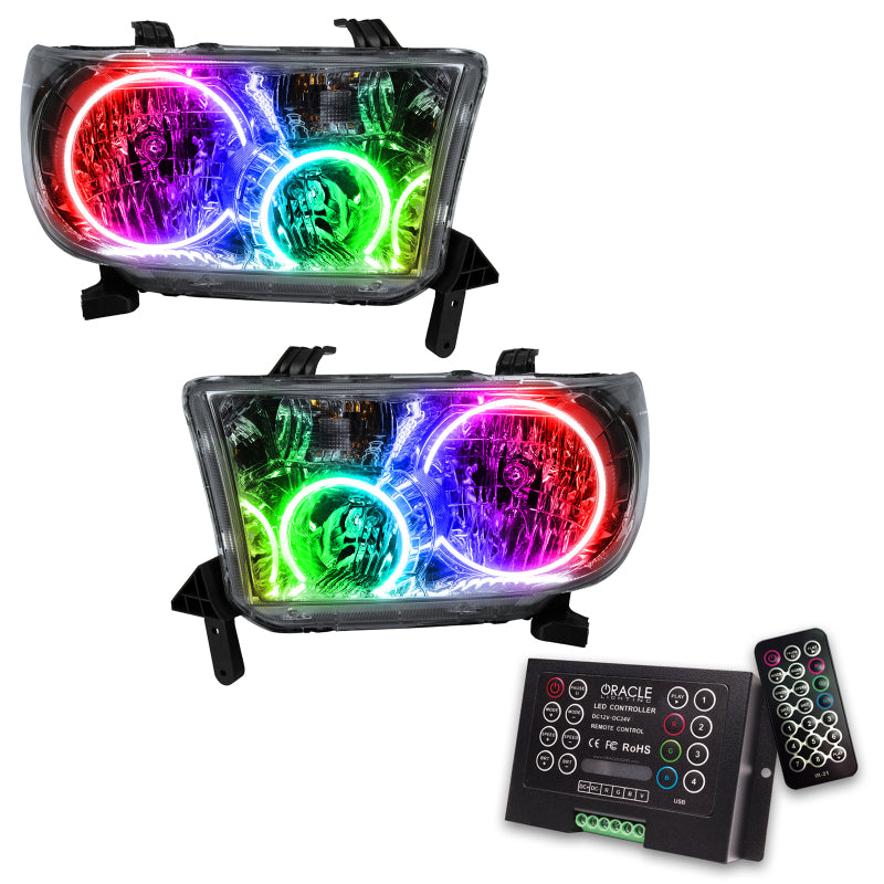 Oracle 07-13 Toyota Tundra SMD HL - ColorSHIFT w/ 2.0 Controller Headlights ORACLE Lighting