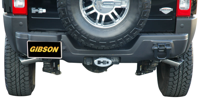 Gibson 08-10 Hummer H3 Alpha 5.3L 2.5in Cat-Back Dual Extreme Exhaust - Stainless Catback Gibson