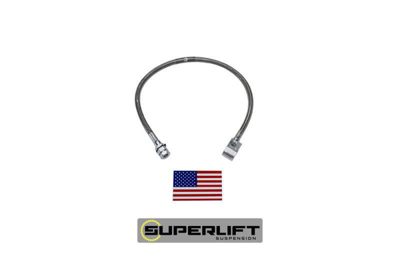 Superlift 80-96 Ford F-150/Bronco w/ 4-6in Lift Kit (Single) Bullet Proof Brake Hoses Brake Line Kits Superlift