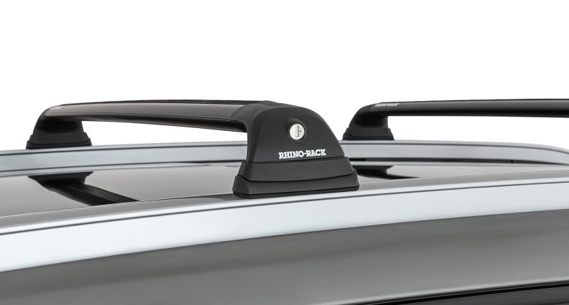 Rhino-Rack 19-22 Hyundai Santa Fe TM 5 Door SUV w/Flush Rails Vortex RVP 2 Bar Roof Rack - Black Roof Rack Rhino-Rack