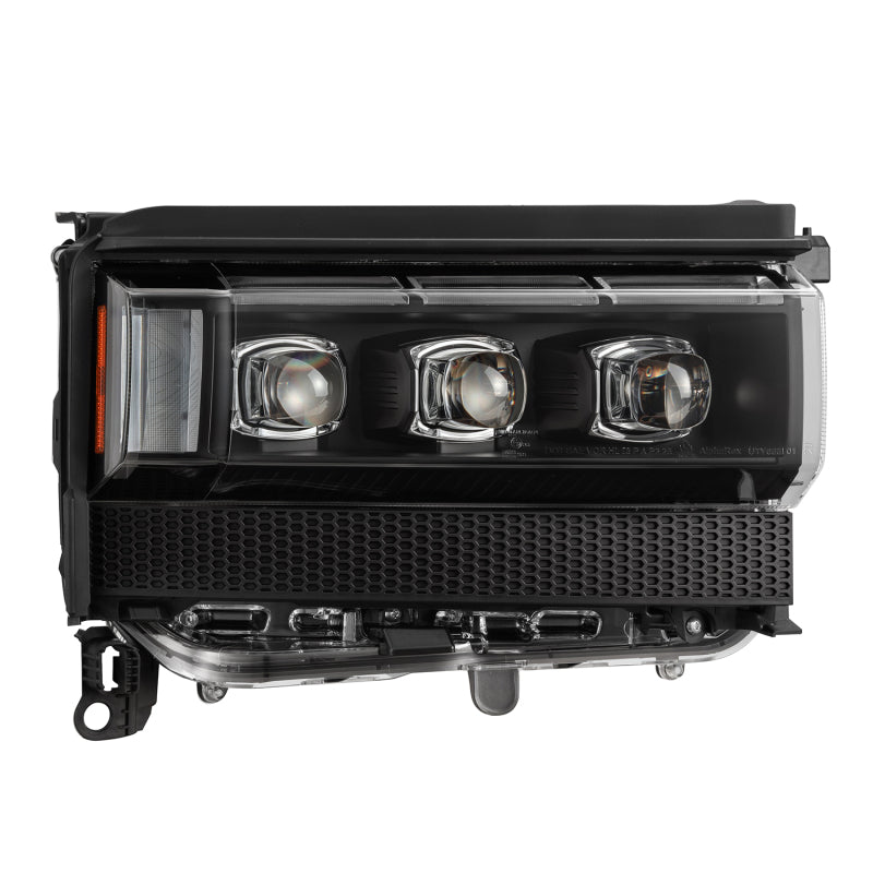 AlphaRex 24-26 Toyota LC250 NOVA LED Proj Headlight Blk w/Activ Light/Seq Signal/Switchback Headlights AlphaRex
