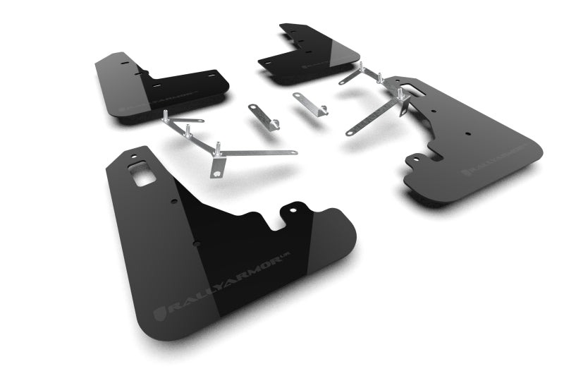 Rally Armor 22-25 Subaru BRZ / Toyota GR86 Black UR Mud Flap w/Dark Grey Logo Mud Flaps Rally Armor