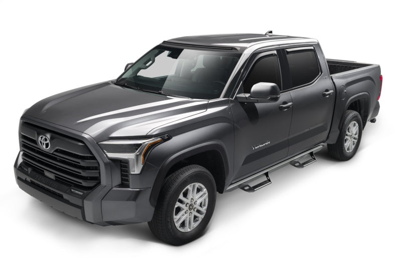 N-Fab 2022 Toyota Tundra Crew Max Cab All Beds SRW Predator Pro Steps Textured Black w/o Bed Access Nerf Bars N-Fab