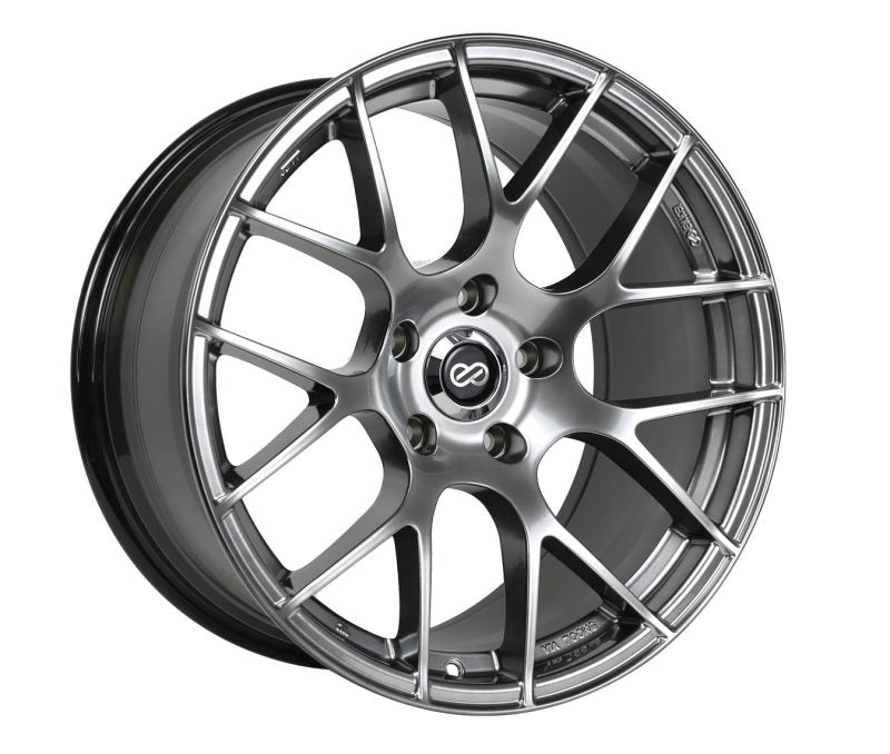 Enkei Raijin 19x8.5 35mm Offset 5x114.3 Bolt Pattern 72.6 Hub Bore Hyper Silver Wheel Wheels - Cast Enkei