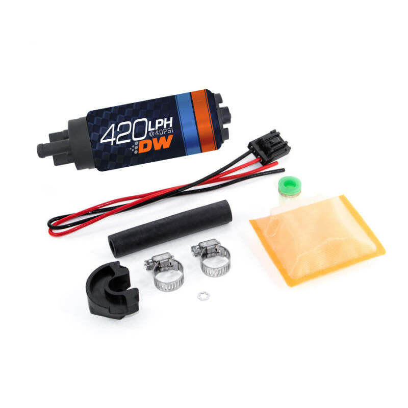 Deatschwerks DW420 Series 420lph In-Tank Fuel Pump w/ Install Kit For 89-94 240SX Fuel Pumps DeatschWerks
