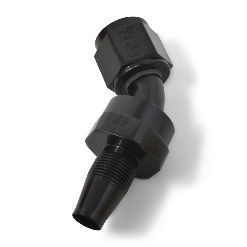 Russell Performance -10 AN 45 Degree Hose End Without Socket - Black Fittings Russell