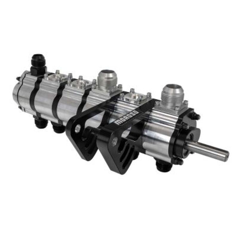 Moroso Big Block Chevy Dual Mount Tri-Lobe 6 Stage 1.200in PS Dry Sump Oil Pump - Drivers Left Side Oil Pumps Moroso