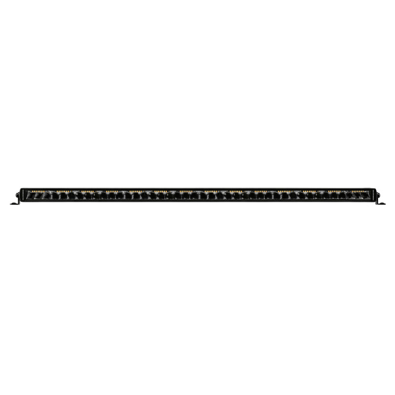 Go Rhino Xplor Blackout Combo Series Sgl Row LED Light Bar w/Amber (Side/Track Mount) 39.5in. - Blk Light Bars & Cubes Go Rhino
