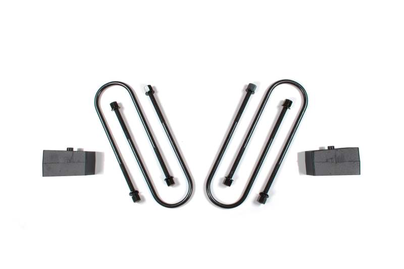 Zone Offroad Ram 3500 Rear 2in Block Kit - 4in U-bolts Lift Kits Zone Offroad