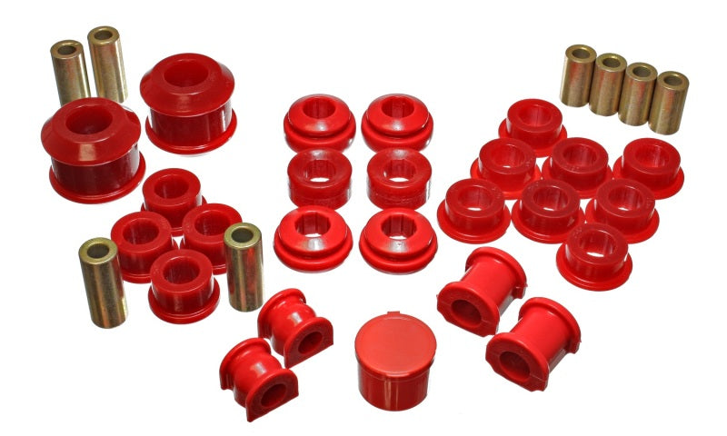 Energy Suspension 02-04 Acura RSX (includes Type S) Red Hyper-Flex Master Bushing Set Bushing Kits Energy Suspension