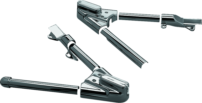 Kuryakyn Swingarm Cover Kit - Unlighted 00-07 Softail Models Chrome Swingarms Kuryakyn