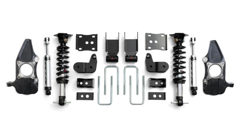 QA1 15-20 Ford F150 4WD Lowering Kit w/ Spindles Single Adjustable 3.5in-5.5in Spindles QA1