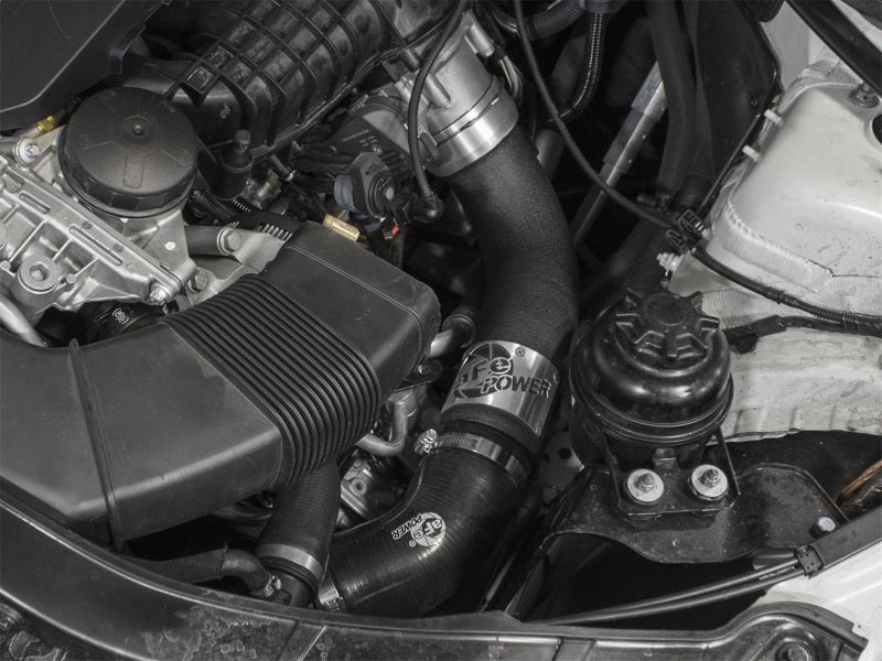 aFe BladeRunner 3in Black Intercooler Tube Cold Side w/ Couplings & Clamps 11-13 BMW 335i 3.0L (t) Intercoolers aFe