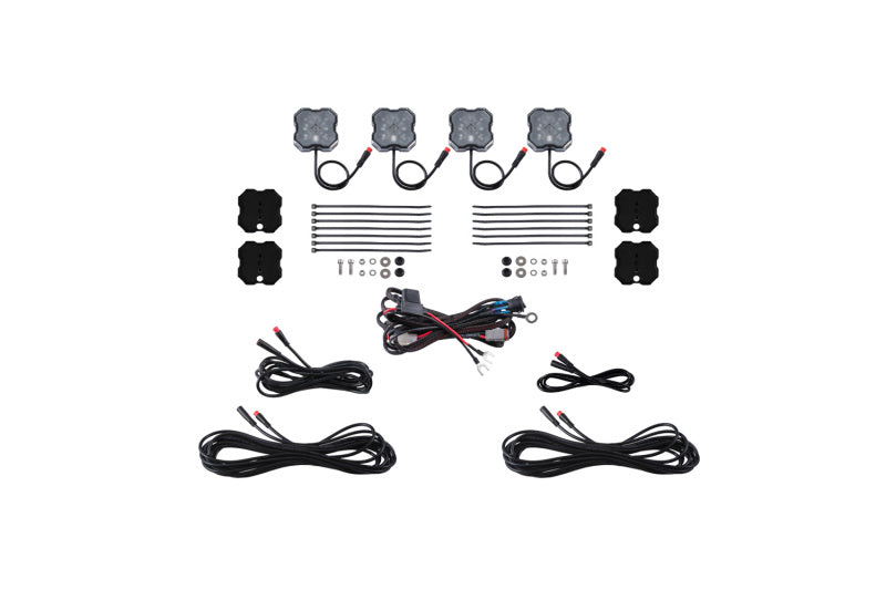 Diode Dynamics RGBW Rock Light Installer Magnet Mount Kit (4-pack) Light Accessories and Wiring Diode Dynamics