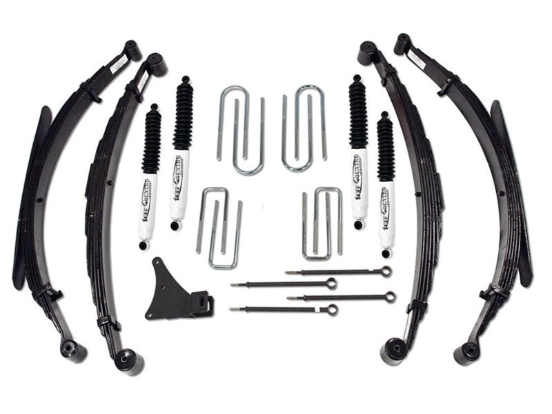 Tuff Country 86-97 Ford F-350 4x4 Standard/Crewcab 4in Lift Kit w/Rear Leaf Springs (SX8000 Shocks) Lift Kits Tuff Country