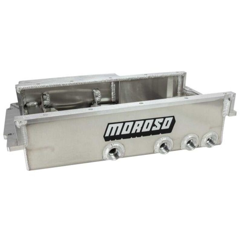 Moroso Dart LS Next/Next 2 Non-Skirted Drag Race Dry Sump 6in Deep 4P/U Aluminum Oil Pan Oil Pans Moroso