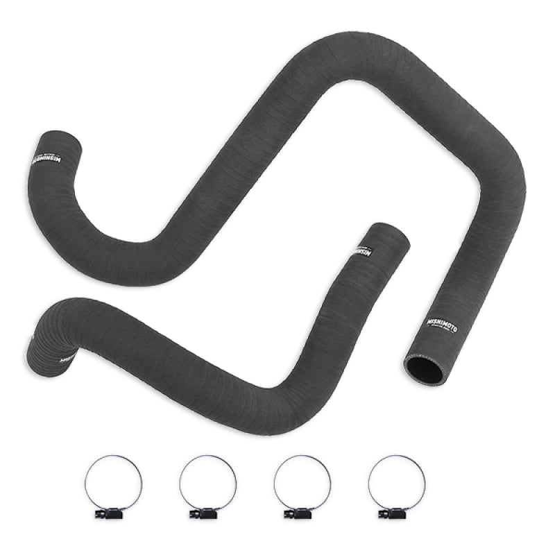Mishimoto 2012+ Jeep Wrangler 6cyl Matte Black Silicone Hose Kit Hoses Mishimoto