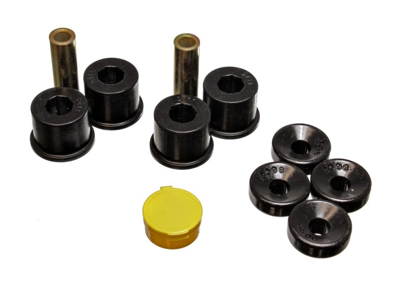 Energy Suspension 99-00 Honda Civic Si Black Front Shock Bushing Set Bushing Kits Energy Suspension