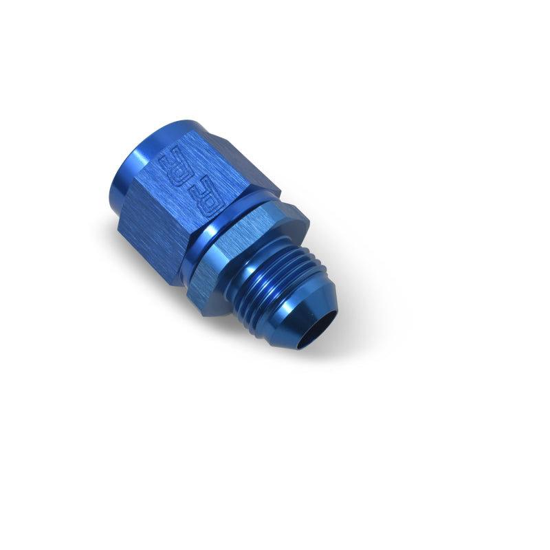 Russell Performance BLUE ANODIZED -12 TUBE COUPLING NUT W/ FLARED REDUCER TO -10 AN MALE Hardware - Singles Russell
