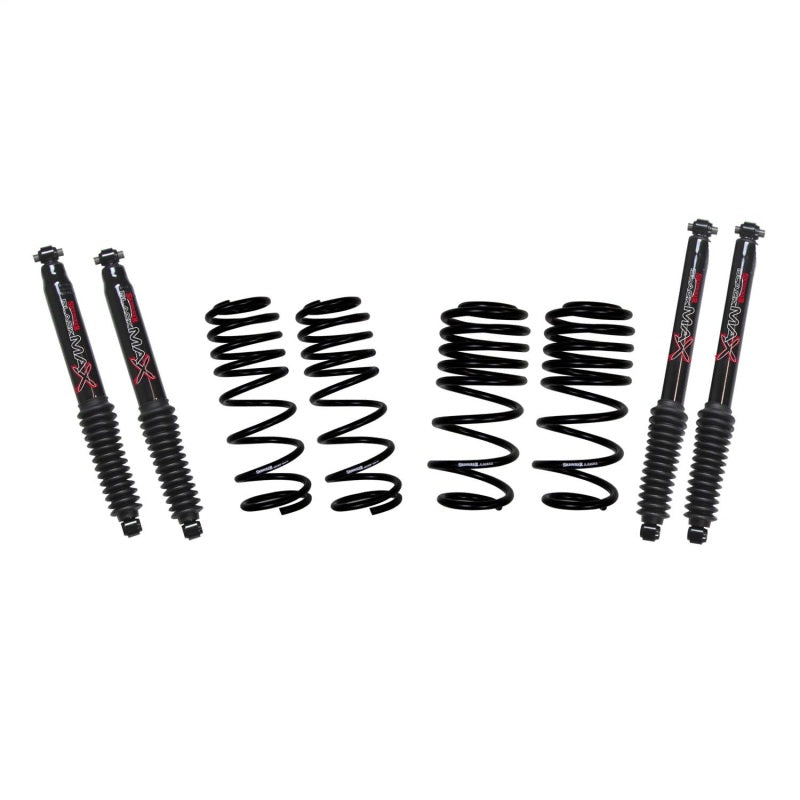 Skyjacker 21-24 Jeep Wrangler Non-Rubicon JL 4XE 2in-2.5in Susp. Lowering Kit w/ Black MAX Shocks Coilovers Skyjacker