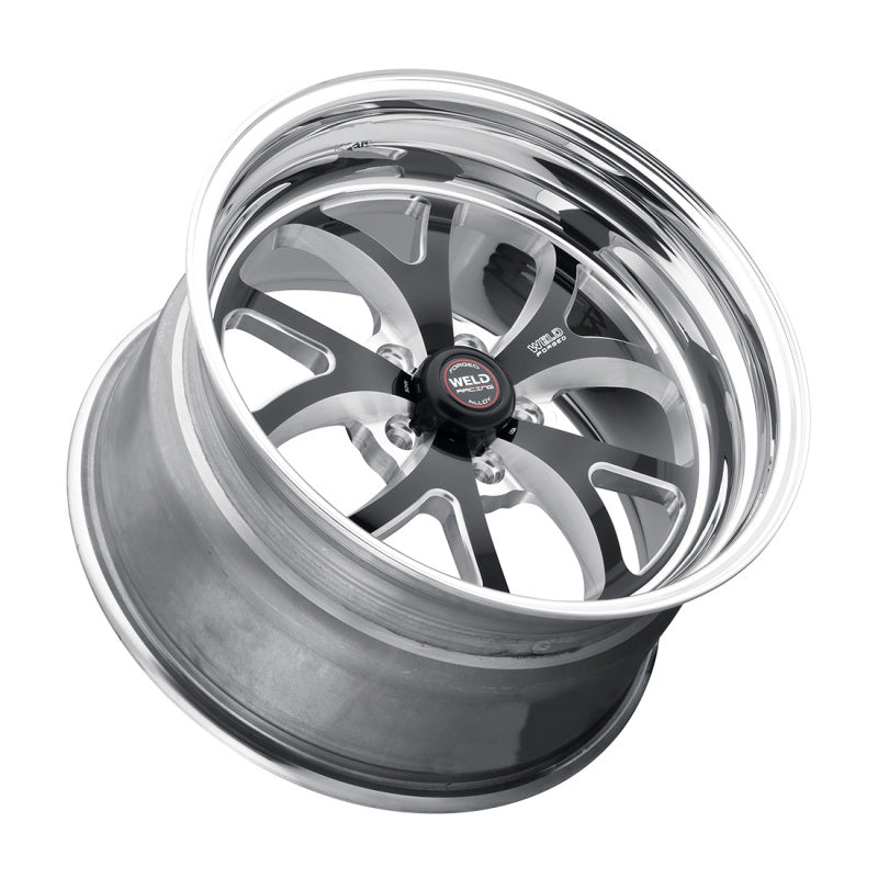 Weld S76 15x9.33 / 5x4.75 BP / 5.5in. BS Black Wheel (Medium Pad) - Non-Beadlock Wheels - Forged Weld