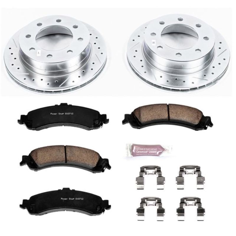 Power Stop 2005 Chevrolet Silverado 1500 HD Rear Z23 Evolution Sport Brake Kit Brake Kits - Performance D&S PowerStop