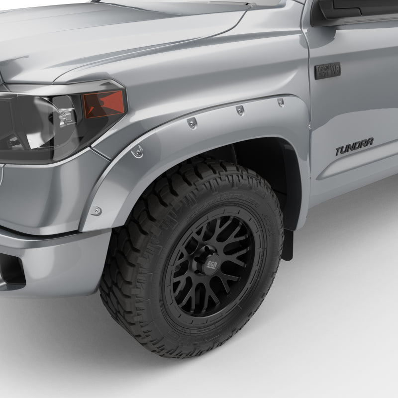 EGR 14+ Toyota Tundra Bolt-On Look Color Match Fender Flares - Set - Silver Sky Fender Flares EGR