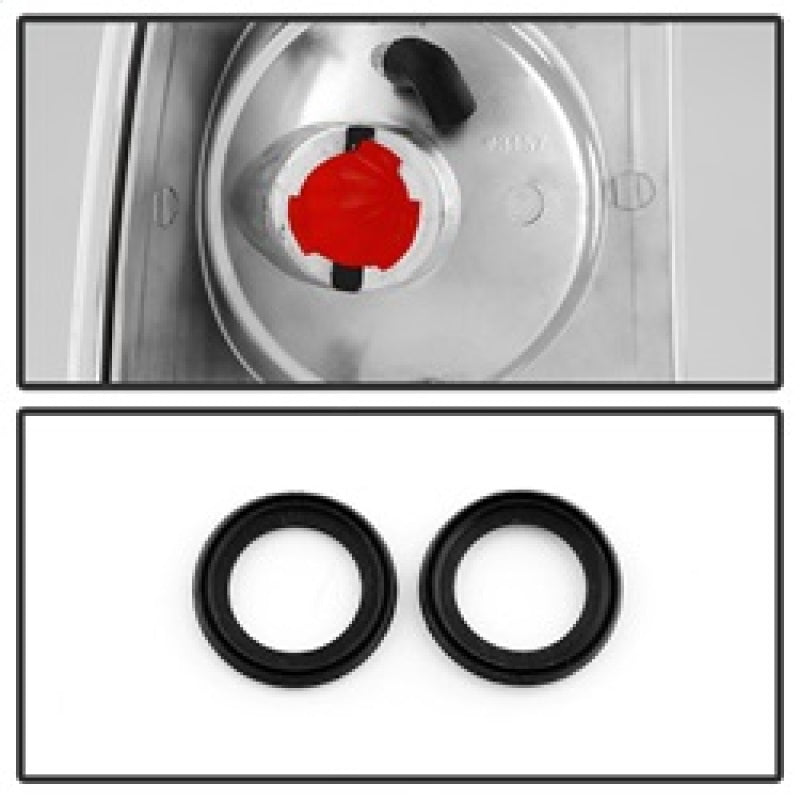 Spyder Ford F150 side 97-03/F250/350/450/550 Super Duty 99-07 Euro Tail Lights Chrm ALT-YD-FF15097-C Tail Lights SPYDER