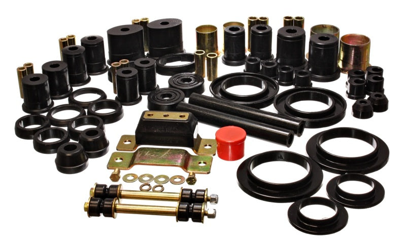 Energy Suspension 94-95 Ford Mustang Black Hyper-flex Master Bushing Set w/ V-8 Bushings - Full Vehicle Kits Energy Suspension