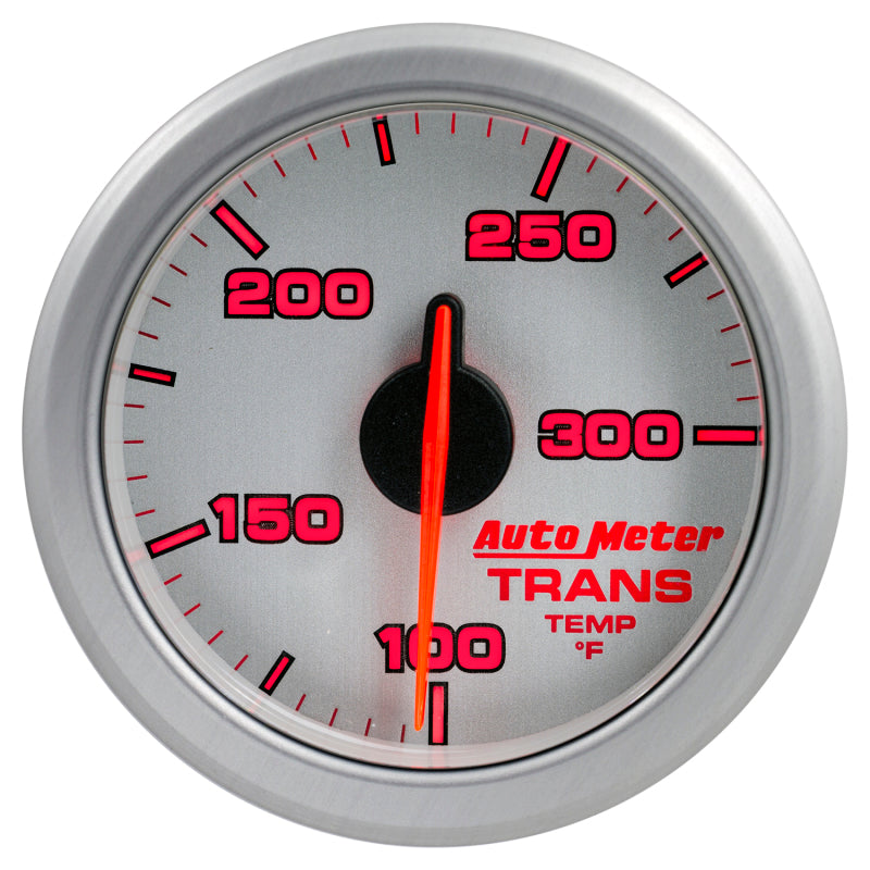 Autometer Airdrive 2-1/6in Trans Temperature Gauge 100-300 Degrees F - Silver Gauges AutoMeter