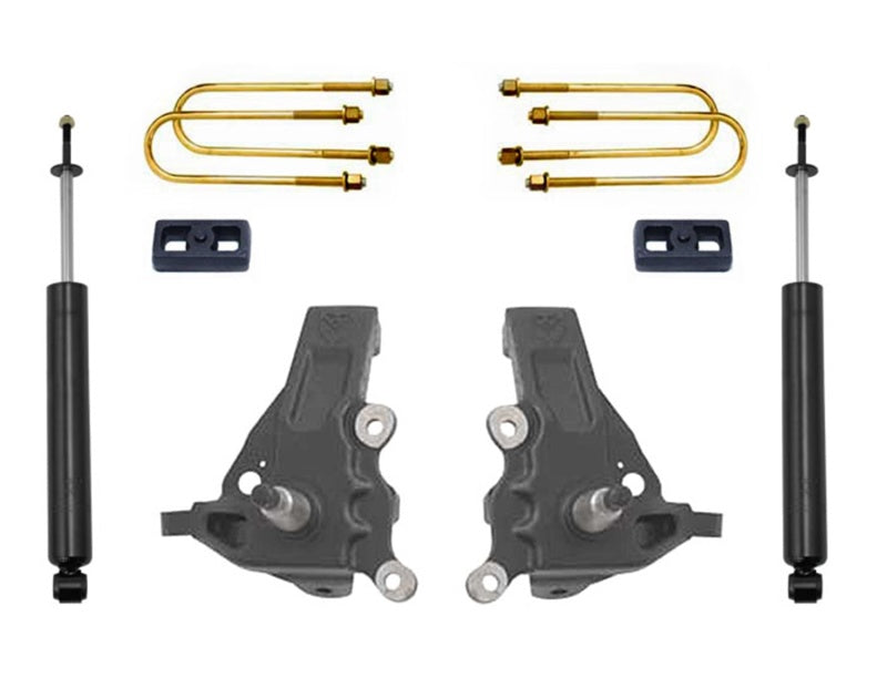 MaxTrac 97-03 Ford F-150 2WD Heritage 3.5in/2in Spindle Lift Kit Steering Knuckles & Spindles Maxtrac