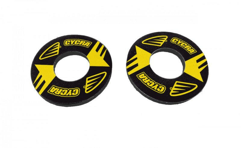 Cycra Grip Donuts 2 pc. Set - Black Grips Cycra